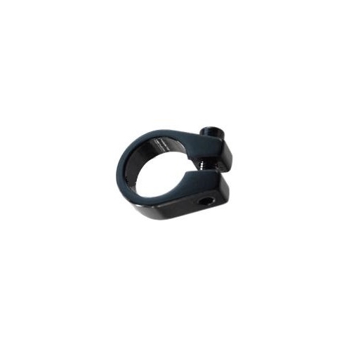 SEAT POST CLAMP  25.4  Alloy with Lip, BLACK