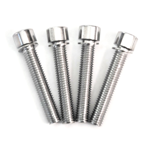 SEAT POST BOLT  M8, 45mm, Allen Key Type, For Micro Adjust, Full Threaded, C.P.  (Bag 4)