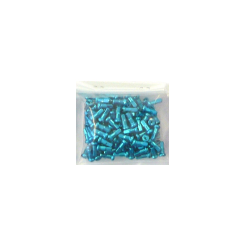 NIPPLES  14g Alloy, 12mm  LIGHT BLUE (Gross)