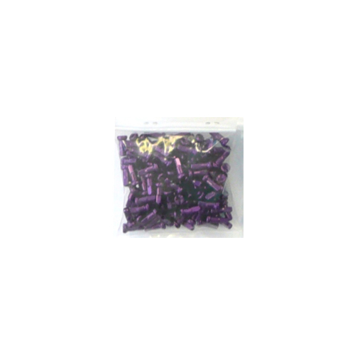 NIPPLES  14g Alloy, 12mm  PURPLE (Gross)
