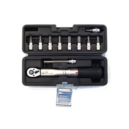  Cycle tool kit, torque wrench set, 2-24 NM, black case