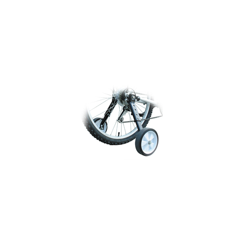 TRAINING WHEELS SILVER 20-26" Bikes  (rated to 100Kg) Made in Taiwan