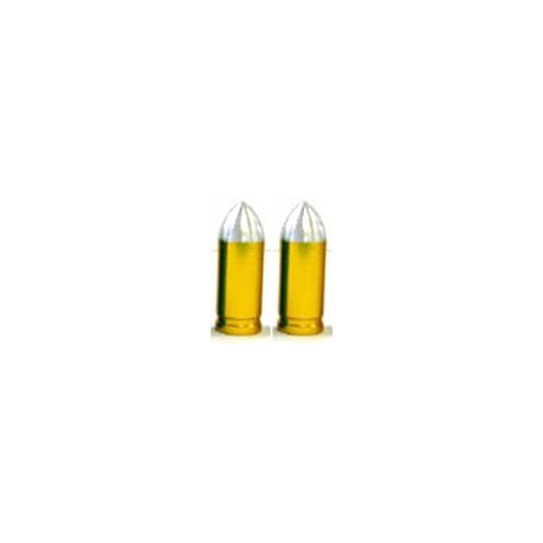 Valve Cap GOLD Bullet, 2 pce