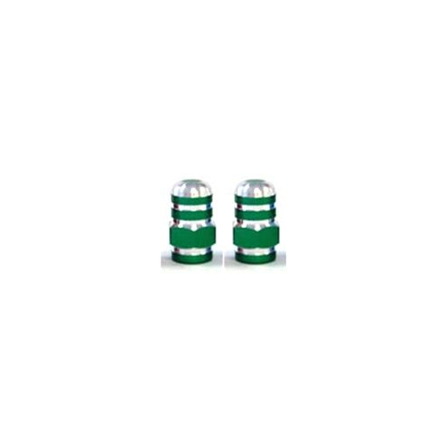 Valve Cap GREEN Alloy Nut