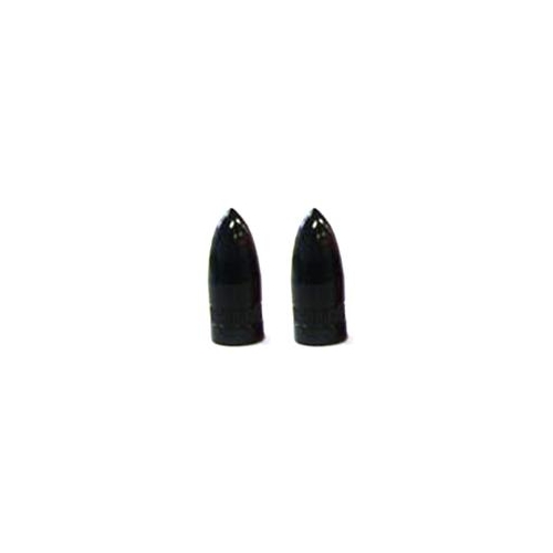 VALVE CAP - MISSILE black 2pce