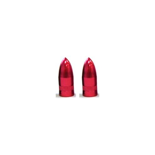 VALVE CAP - MISSILE red 2pce