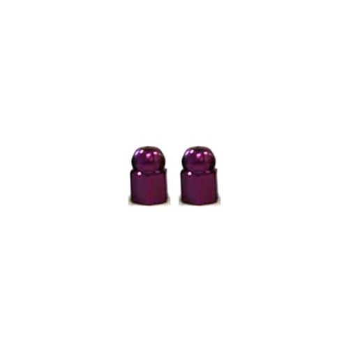 Valve nut alloy purple 2pce