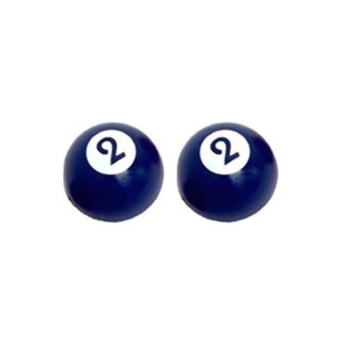 Valve cap #2 blue 2pce