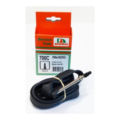 TUBE  700 x 18/25C F/V 80mm, Threaded