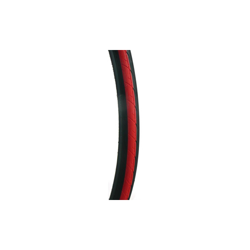 TYRE  700 x 23C BLACK/RED with Kevlar Puncture Protection, Wire bead 120PSI, Taiwan premium tyre (23-622)