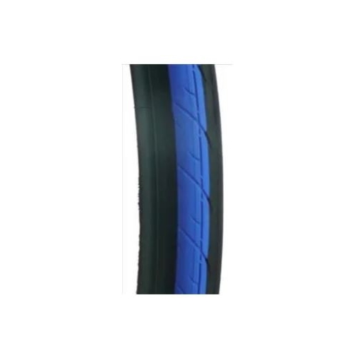 TYRE  700 x 25C BLACK/BLUE , Wire bead 30TPI, Taiwan premium tyre (25-622)