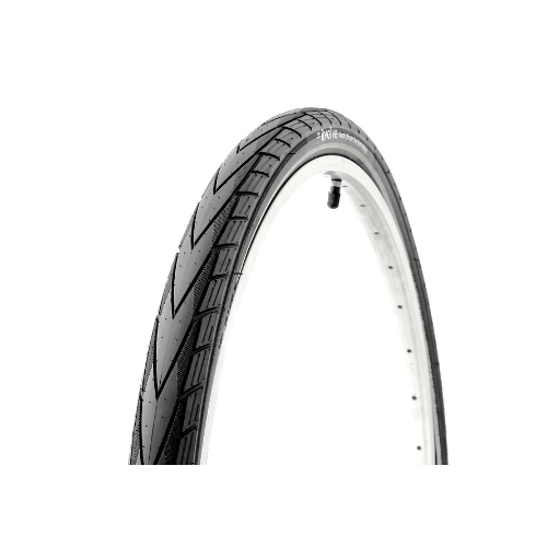 Tyre, EBIKE ready, "EVOLVE"  BLACK 700 x 47C, 3mm internal additional puncture protection, w/reflective tape, wire bead, Premium TYRE,  Made in Taiwan