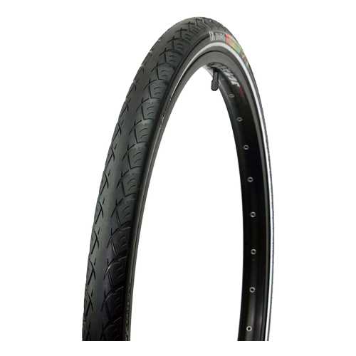 Tyre, EBIKE ready, "Charger" BLACK 700 x 40C, 3mm additional puncture protection, w/reflective tape, wire bead, Premium tyre, Made in Taiwan (40-622)