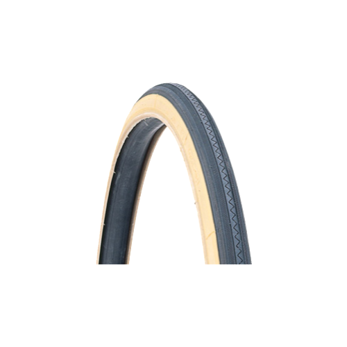 TYRE  27 x 1"  BLACK w GUM WALL, Speed tread (25-630)