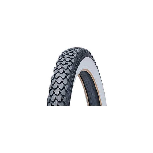 TYRE  20 x 2.125 BLACK with WHITE WALL (57-406)