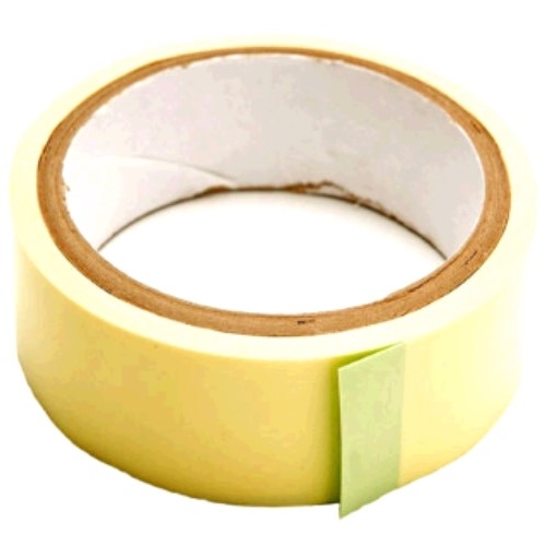 Rim Tape for TUBELESS Rims,   Width 25mm x 0.12mm x Length 10Metres, Yellow, Universal