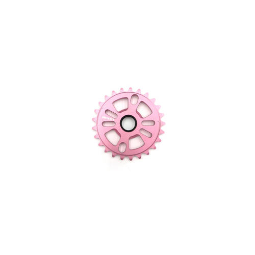 CHAIN RING - Defiant, 24mm Hole with Two Adaptors to Create 19mm or 22mm Hole, 25T, PINK