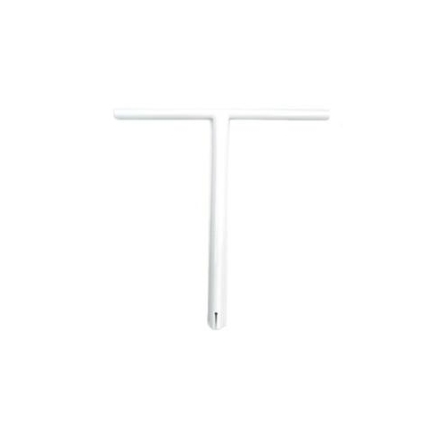 T bar steel WHITE
