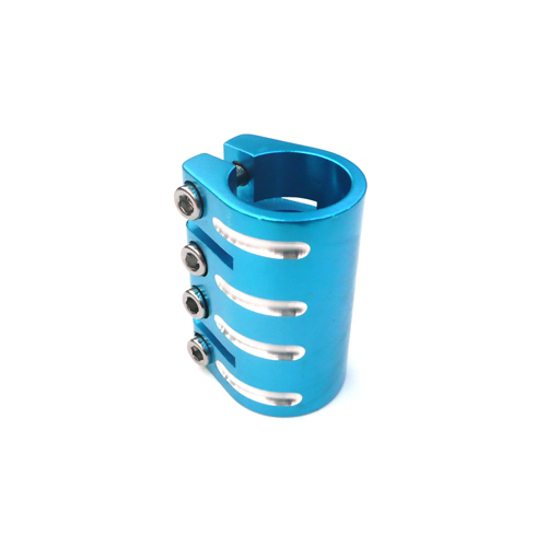 Scooter Clamp QUAD   31.8mm ,  L BLUE