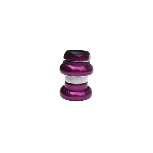Head set,alloy,1-1/8 x 26T, 25.4x34x30mm, threaded, water seal, NO LOGO, anodised Purple