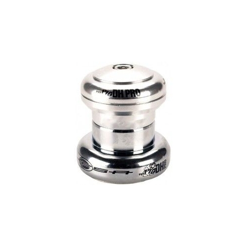 Headset steel, Street Scooter, Threaded 1/1/8, Silver, caged bearing, 25.4 x 34 x 30mm