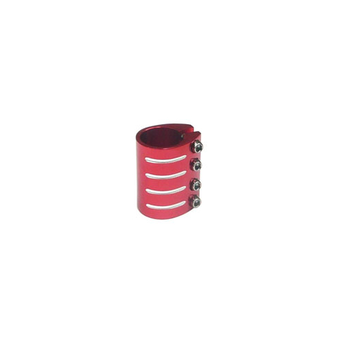 Quad Clamp 4 bolt quad 33.6mm red