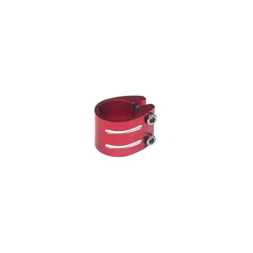 Clamp 31.8mm anod red, alloy