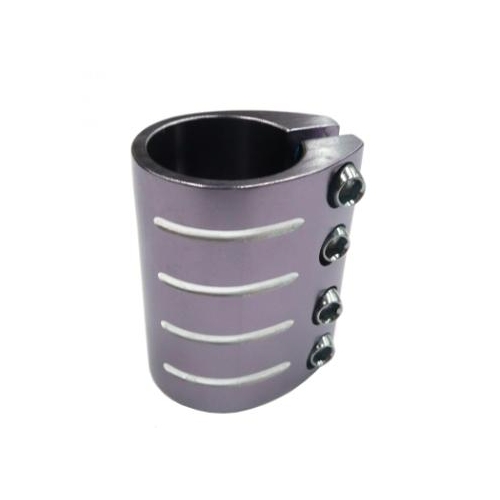 Quad clamp w/4 bolts 31.8 grey