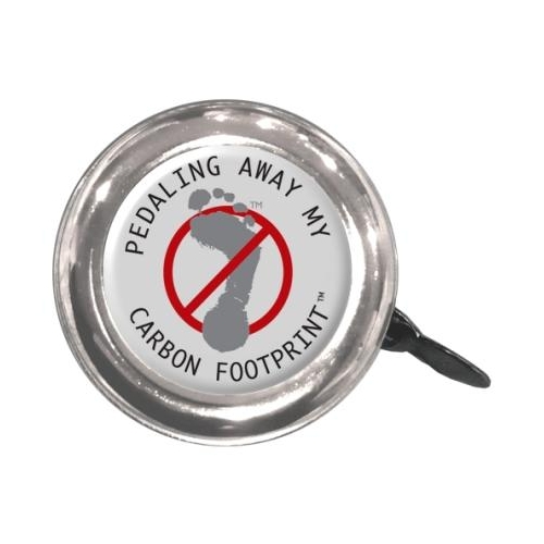 BELL - Carbon Footprint, Steel, 55mm Diameter, Fits All Standard Handlebars, Clean Motion Swell Bell