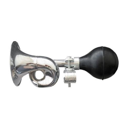 HORN - Flugel, Steel, 185mm Long, Fits All Standard Handlebars, Chrome, Clean Motion