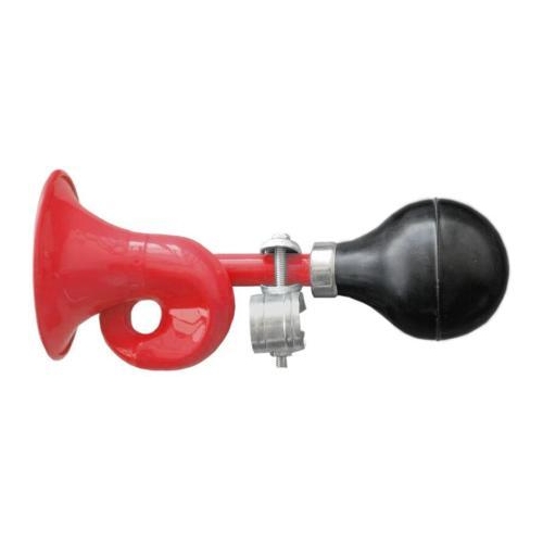 HORN - Flugel, Steel, 185mm Long, Fits All Standard Handlebars, Red, Clean Motion