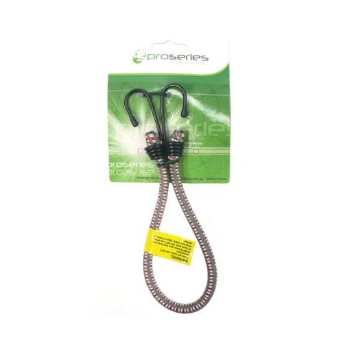 ELASTIC STRAP - Pro Series, Plastic Coated Metal Hooks, 8mm x 457mm