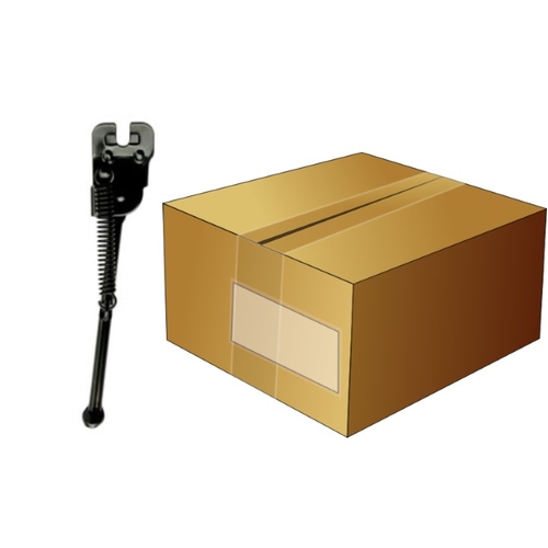 KICKSTAND - 16" - Rear Axle Mount - Steel - BLACK - Easy to fit - Box qty 10