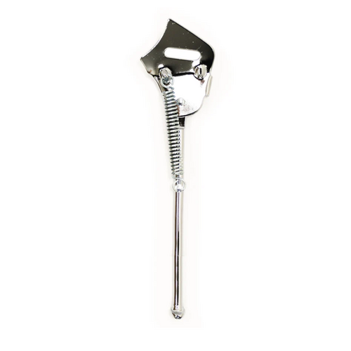 KICKSTAND - 16" - Rear Axle Mount - Steel - CP Silver - Easy to fi