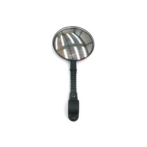Mirror Convex 75mm, black Flexi Arm, clamp onto handlebar