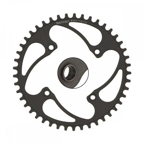 Rennen 4 Bolt 104 BCD Threaded 38T Chainring