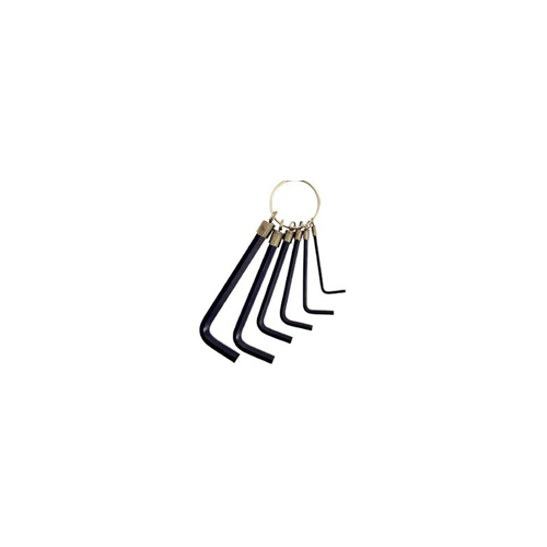 Allen key set of 5, 2-7mm, Pro-series tie card