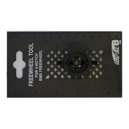 FREEWHEEL REMOVER, For BMX "4 NOTCH" freewheels (same as 6633) SUPER-B quality