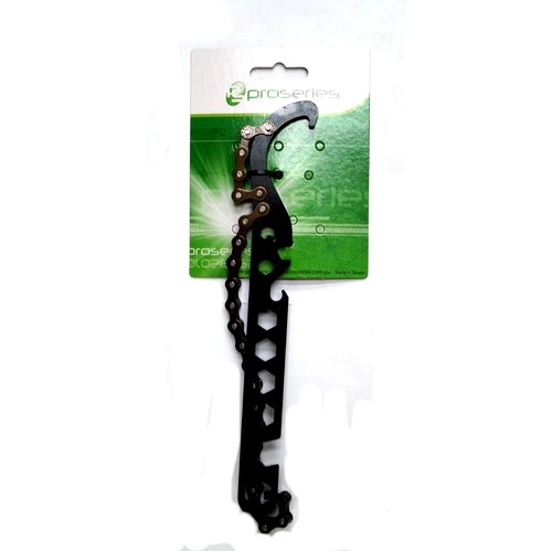 Freewheel Remover, 1/2 x 1/8" Chain Whip, Single speed, 8/9/10/11/12/13/14/15mm Hex, bottle opener, locking wrench