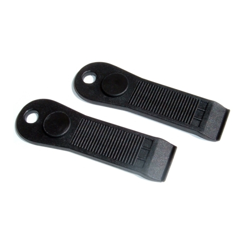 Tyre lever, Flat type, nylon, black, set of 2