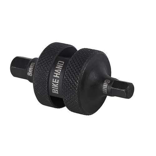 Pedal tool, 6/8mm hex key wrench, use with 15mm pedal wrench black,