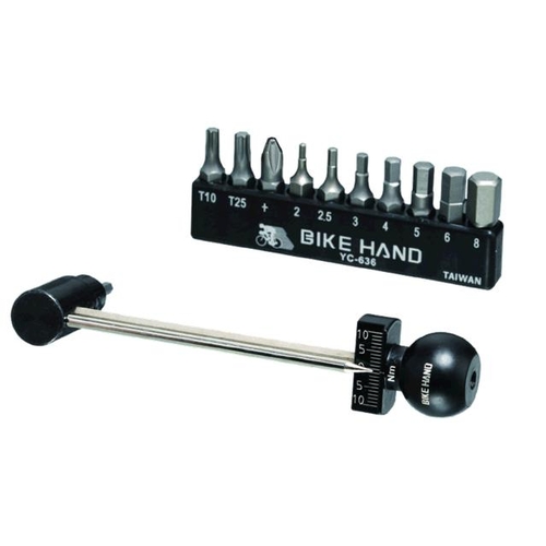 Torque Wrench Kit incls driver/bits 3/4/5/6/8/10mm T20/T25/T30 - 2/10Nm