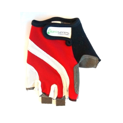 RED GLOVES  -  PRO SERIES Amara Palm with Gel Inserts Red XS