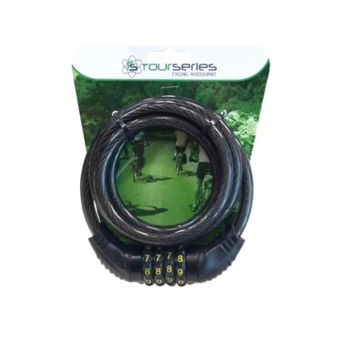 LOCK - Combination Cable Lock, 12mm x1800mm /  72'' (re-setable)