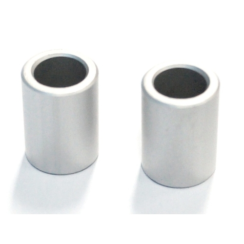 Rear spacers  12 x 8.05 x16.5mm; Silver, sold in Pairs