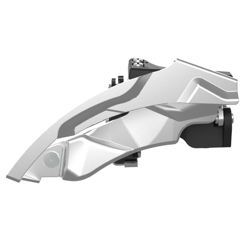 FRONT DERAILLEUR  3 Speed, Clamp Mount, Dual Pull, 34.9  BLACK