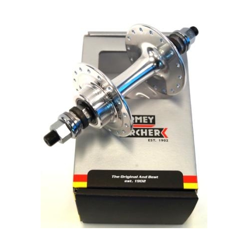 HUB Sturmey Archer rear 32H, Silver, Double Sided, Sealed Bearing, High Flange Track, HBT30-R - 120/130mm O.L.D.