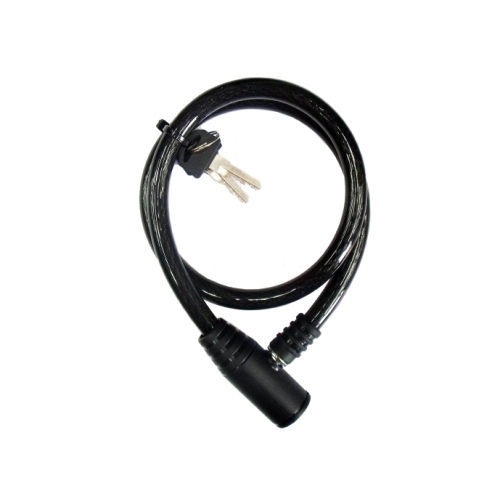 Lock, Cable, 12 x 800mm, w/keys