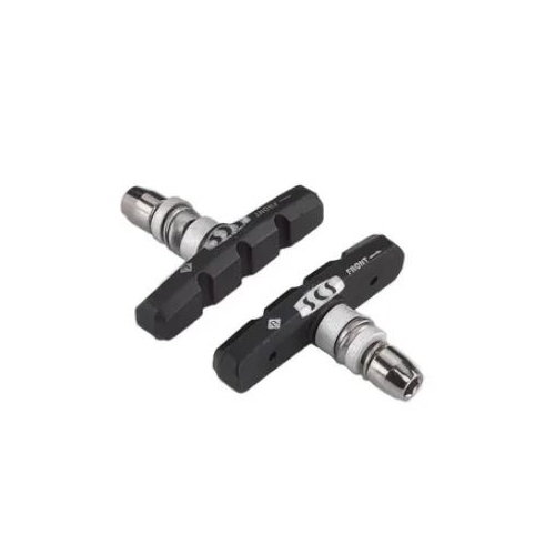 BRAKE PADS - For V Brake, Rubber Compound with Ceramic Fibre, SCS, 60mm (Sold in Pairs)