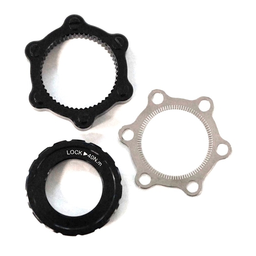 DISC BRAKE ADAPTOR-  converts Centerlock to 6-bolt